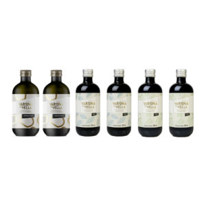 botellas monovarietales vidrio aceite de oliva varona la vella
