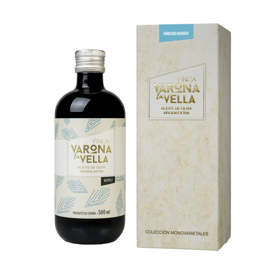 MORRUT VIDRIO. Aceite de oliva virgen extra Varona La Vella